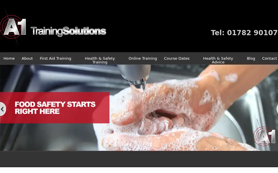 Screenshot of a1trainingsolutions.com