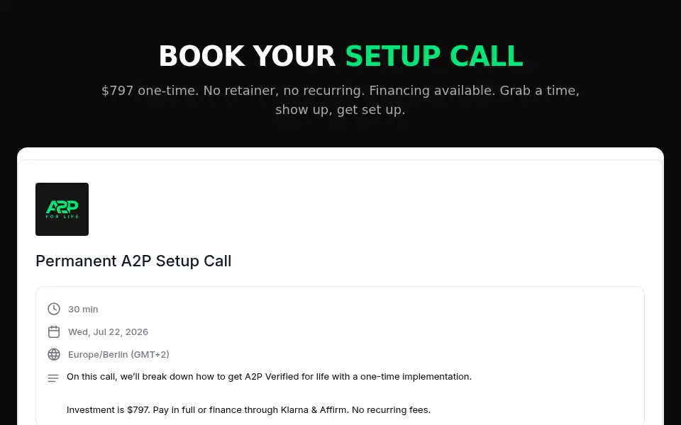 Screenshot of a2pforlife.com