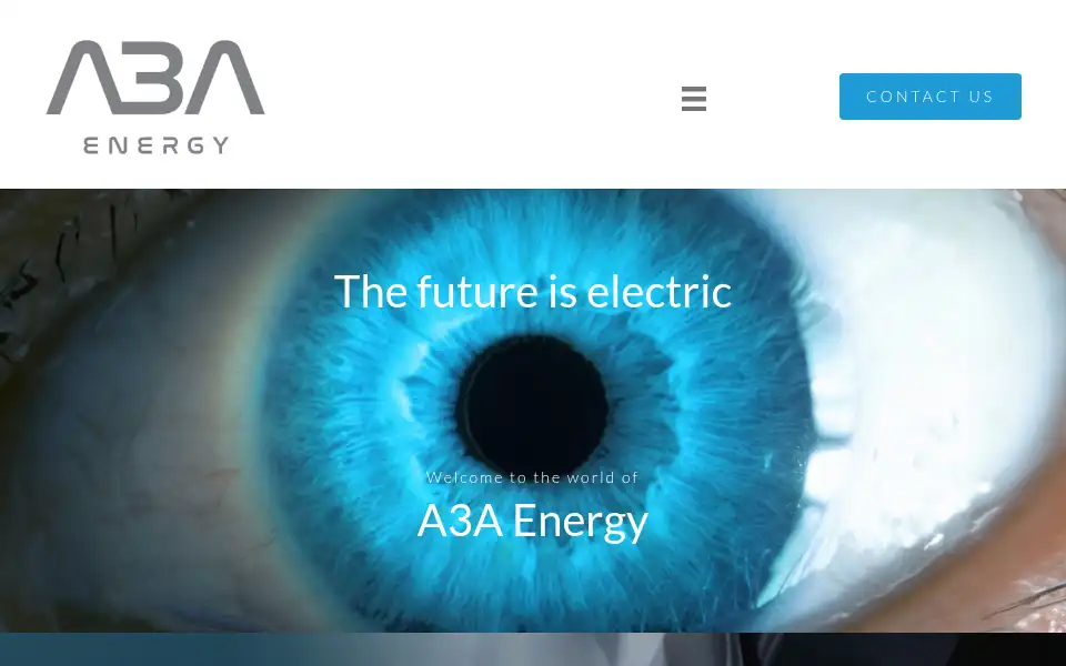 Screenshot of a3aenergy.co.uk
