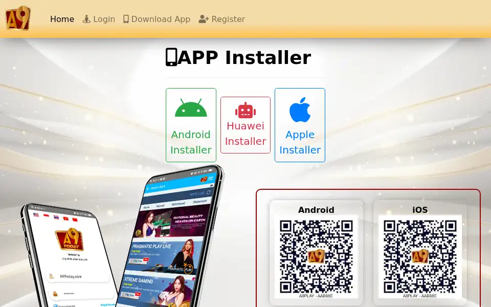Screenshot of a9playmy.com