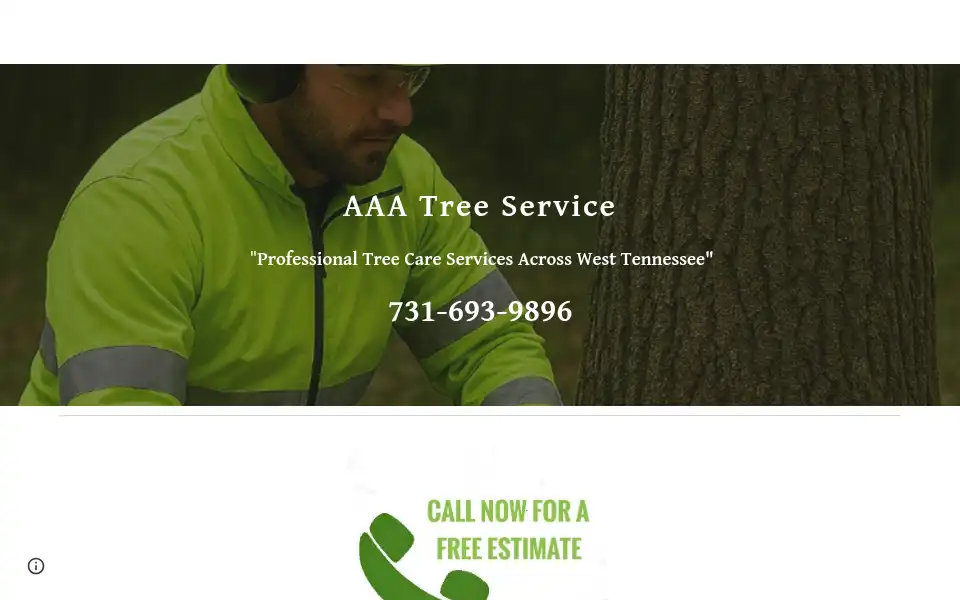 Screenshot of aaatreecompany.com