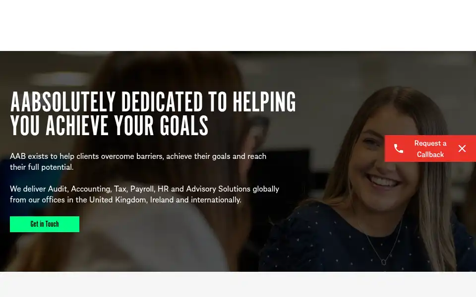 Screenshot of aab.uk