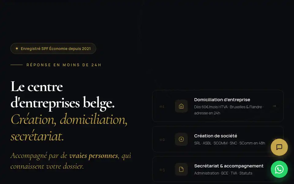Screenshot of aam-solutions.com