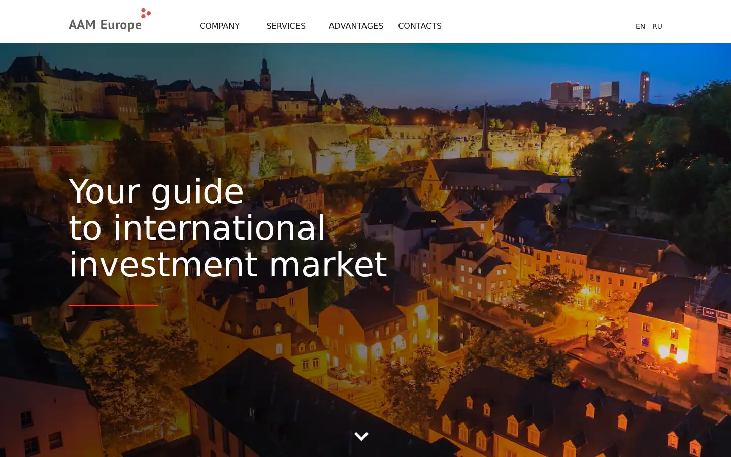 Screenshot of aame.lu