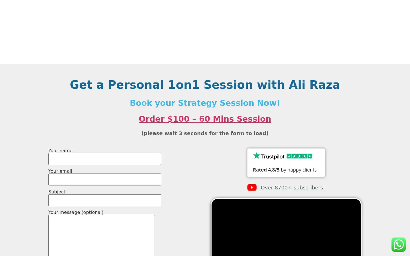 Screenshot of aarswebs.com