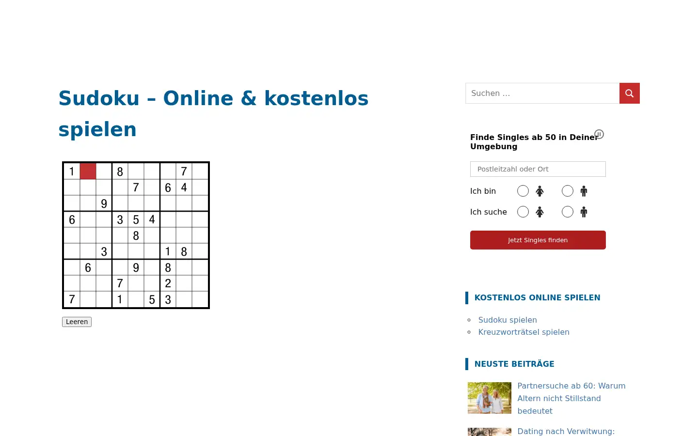 Screenshot of ab50.de