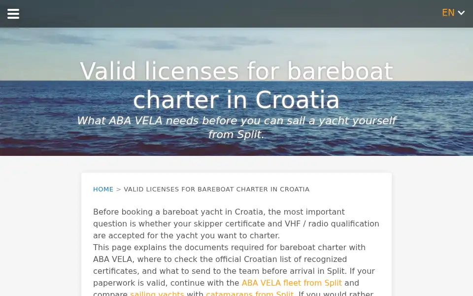 Screenshot of abavela.com