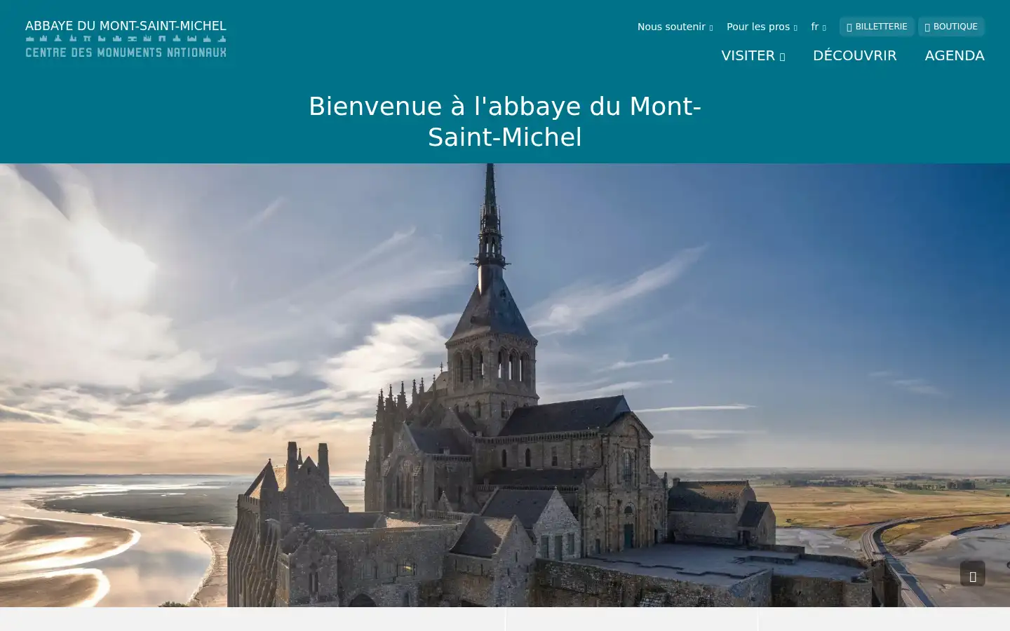 Screenshot of abbaye-mont-saint-michel.fr