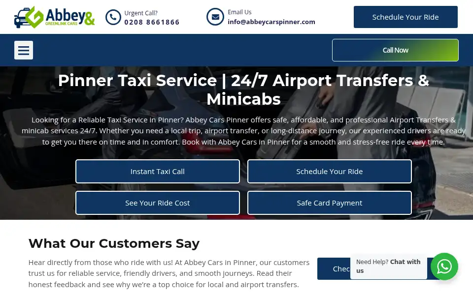 Screenshot of abbeycarspinner.com