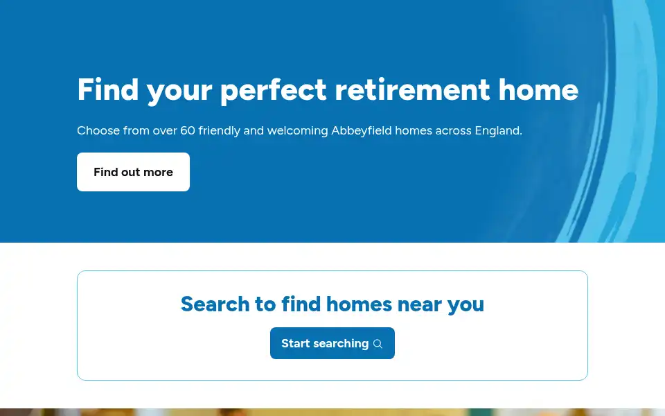 Screenshot of abbeyfield.com