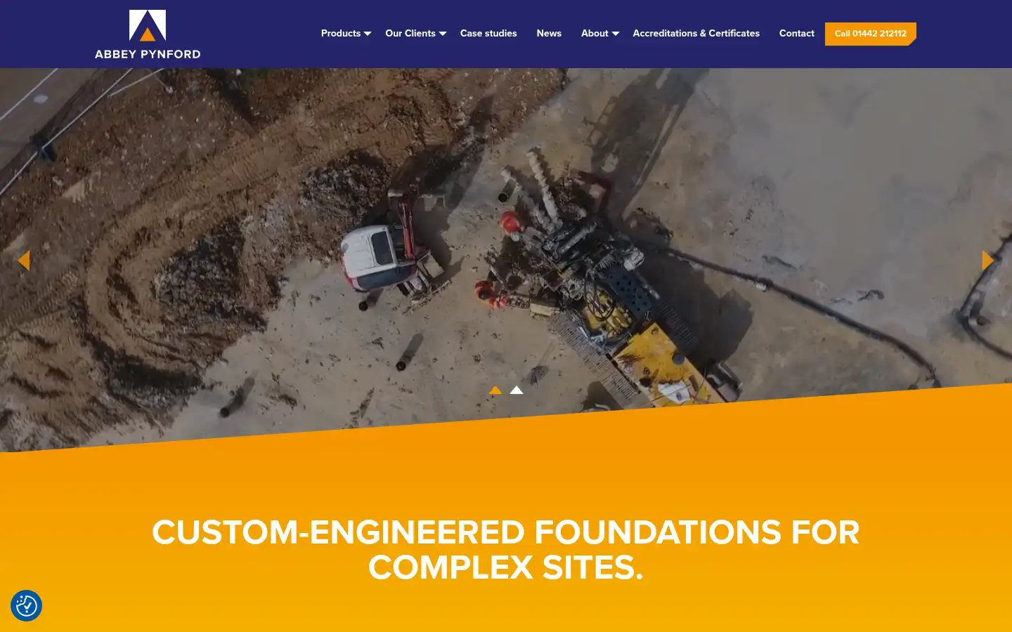 Screenshot of abbeypynford.co.uk