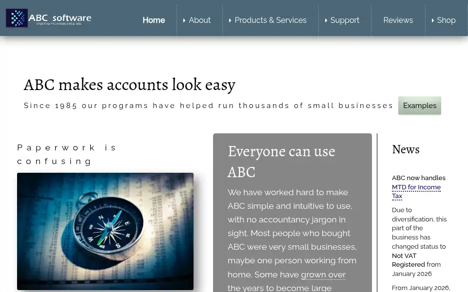 Screenshot of abc6.co.uk