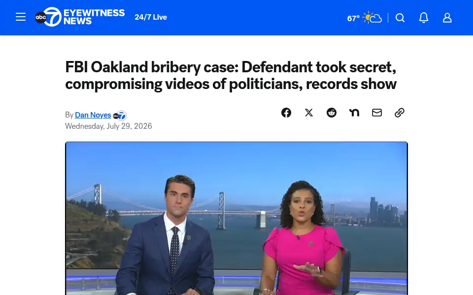 Screenshot of abc7news.com