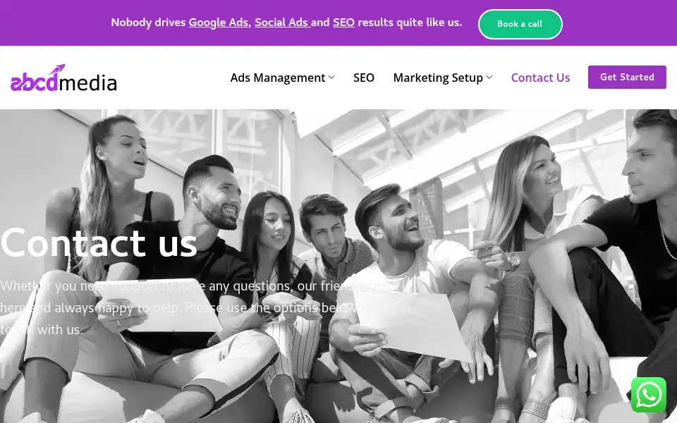 Screenshot of abcdmedia.co.uk
