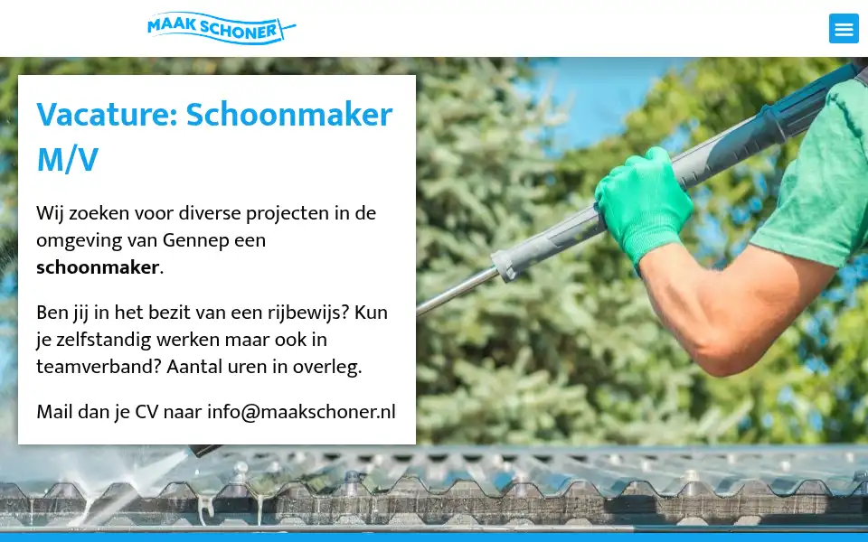 Screenshot of abecocleaning.nl