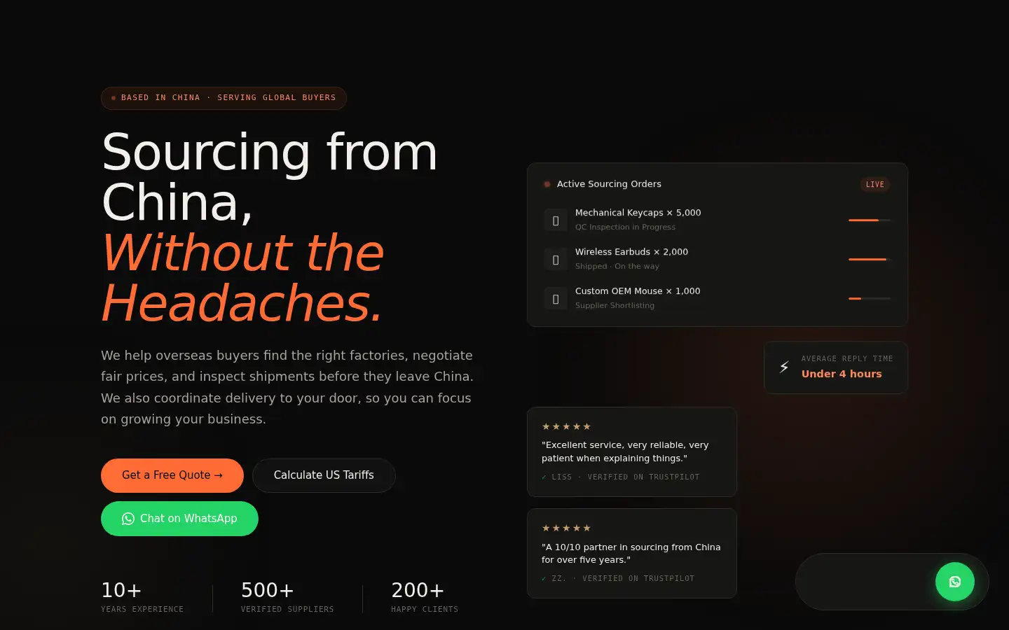 Screenshot of abelsourcing.com