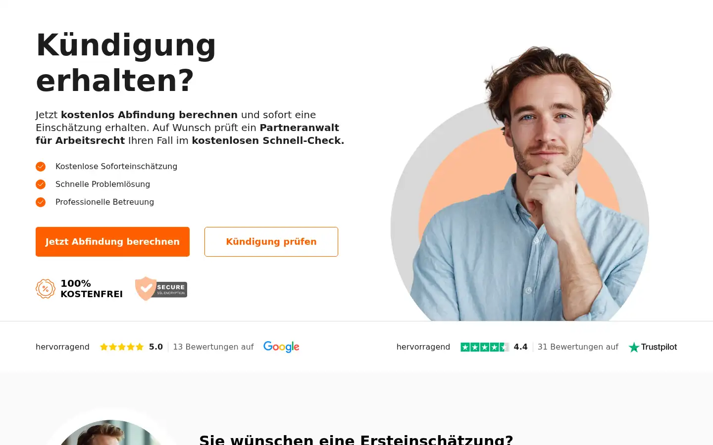 Screenshot of abfindungshero.de