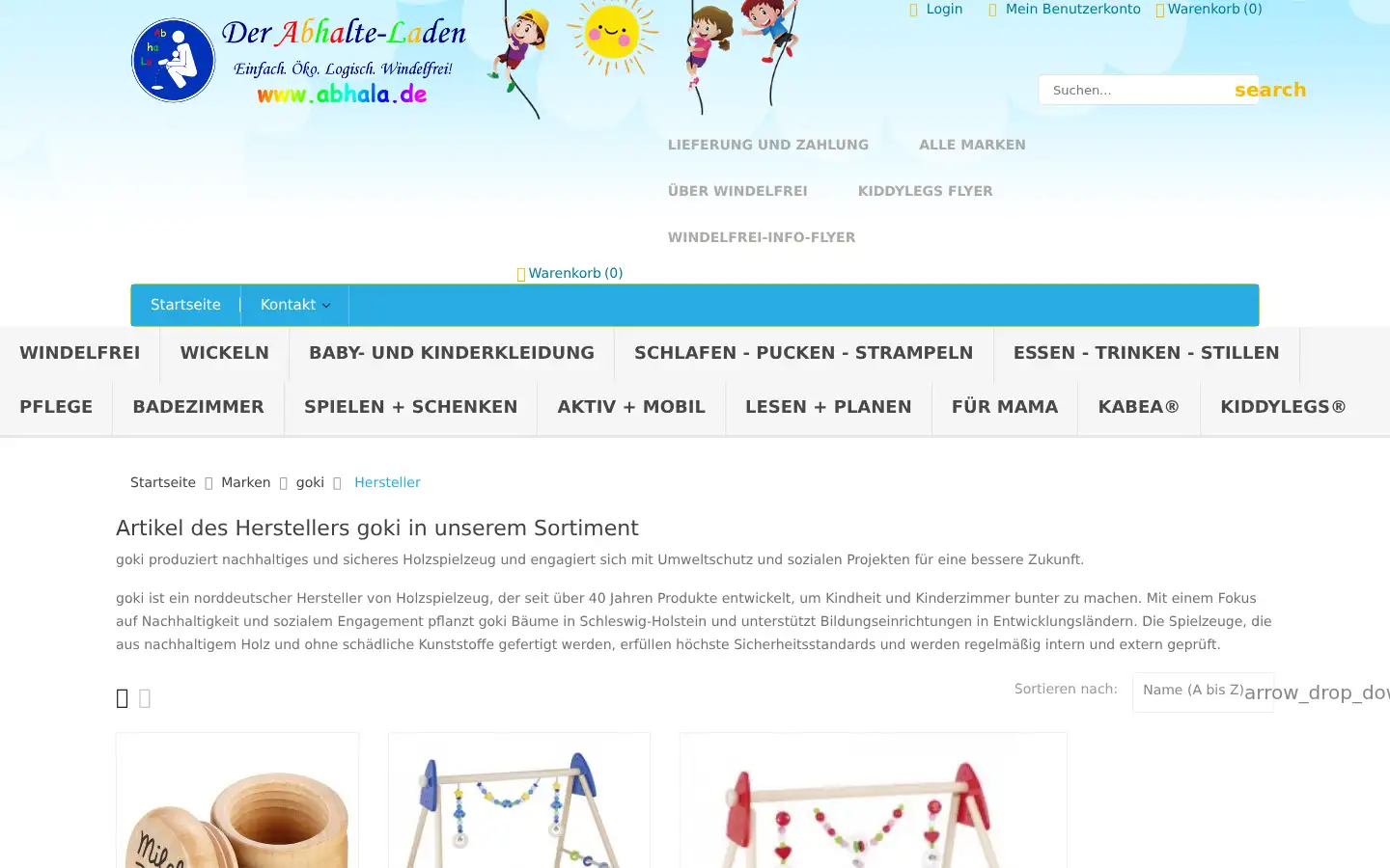 Screenshot of abhala.de