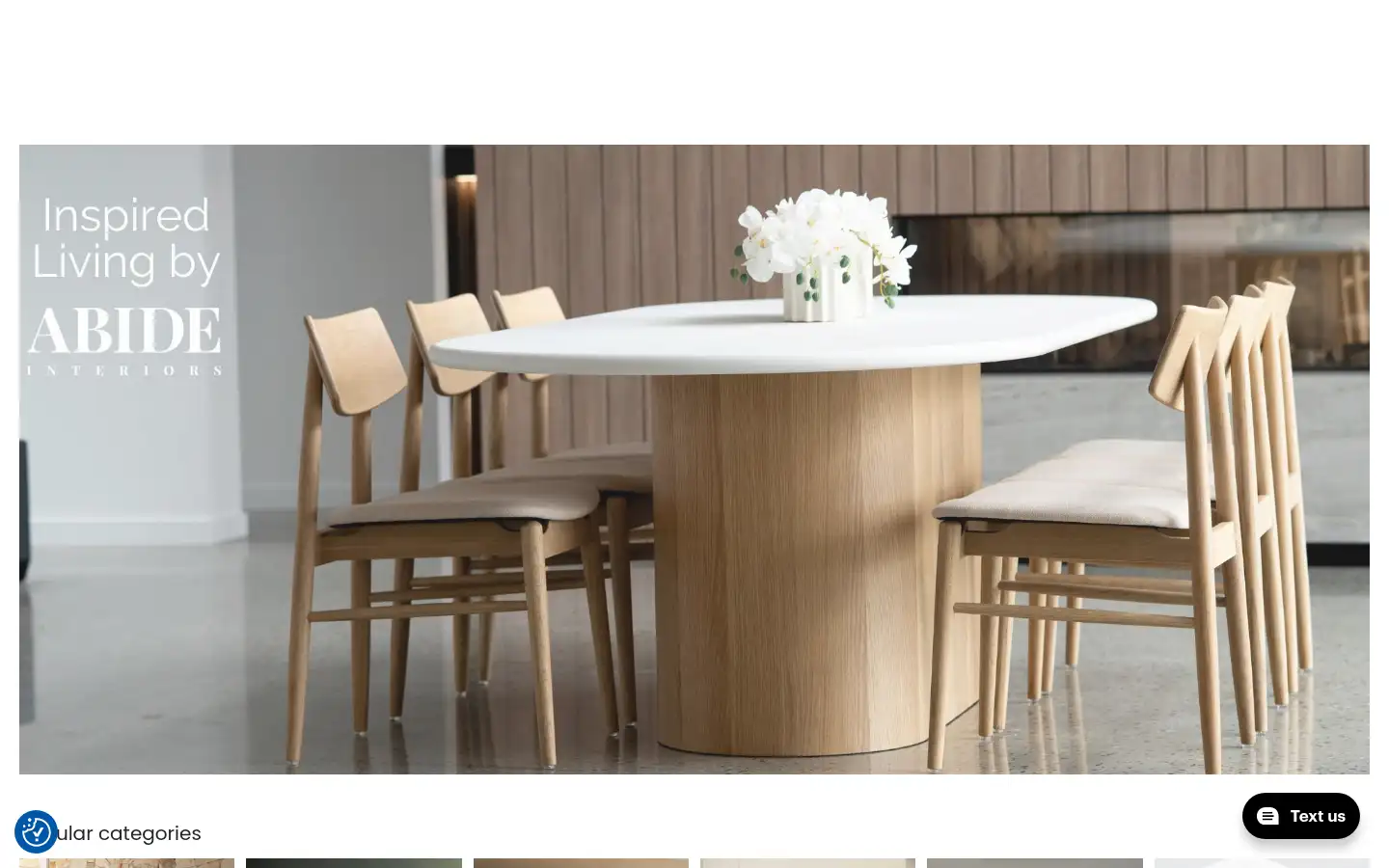 Screenshot of abideinteriors.com.au