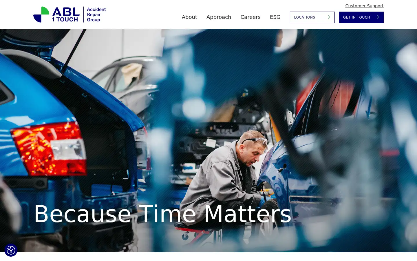 Screenshot of abl1touch.com