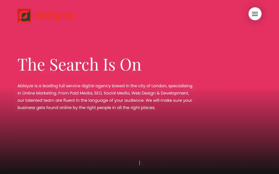 Screenshot of ablayze.com