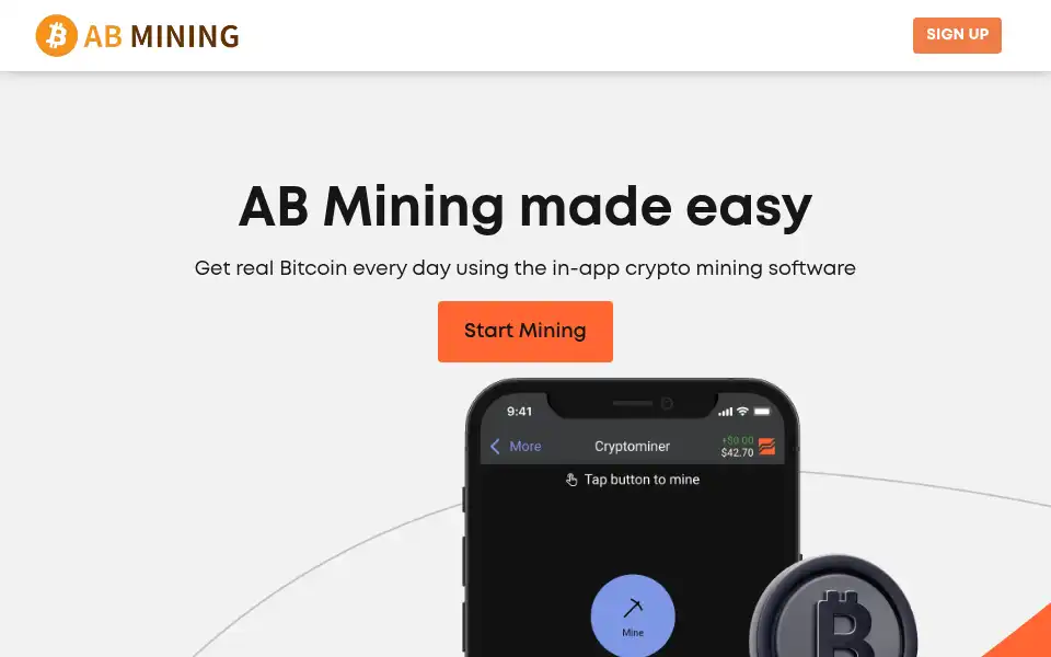 Screenshot of abmining.org