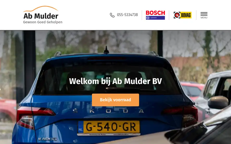 Screenshot of abmulderbv.nl