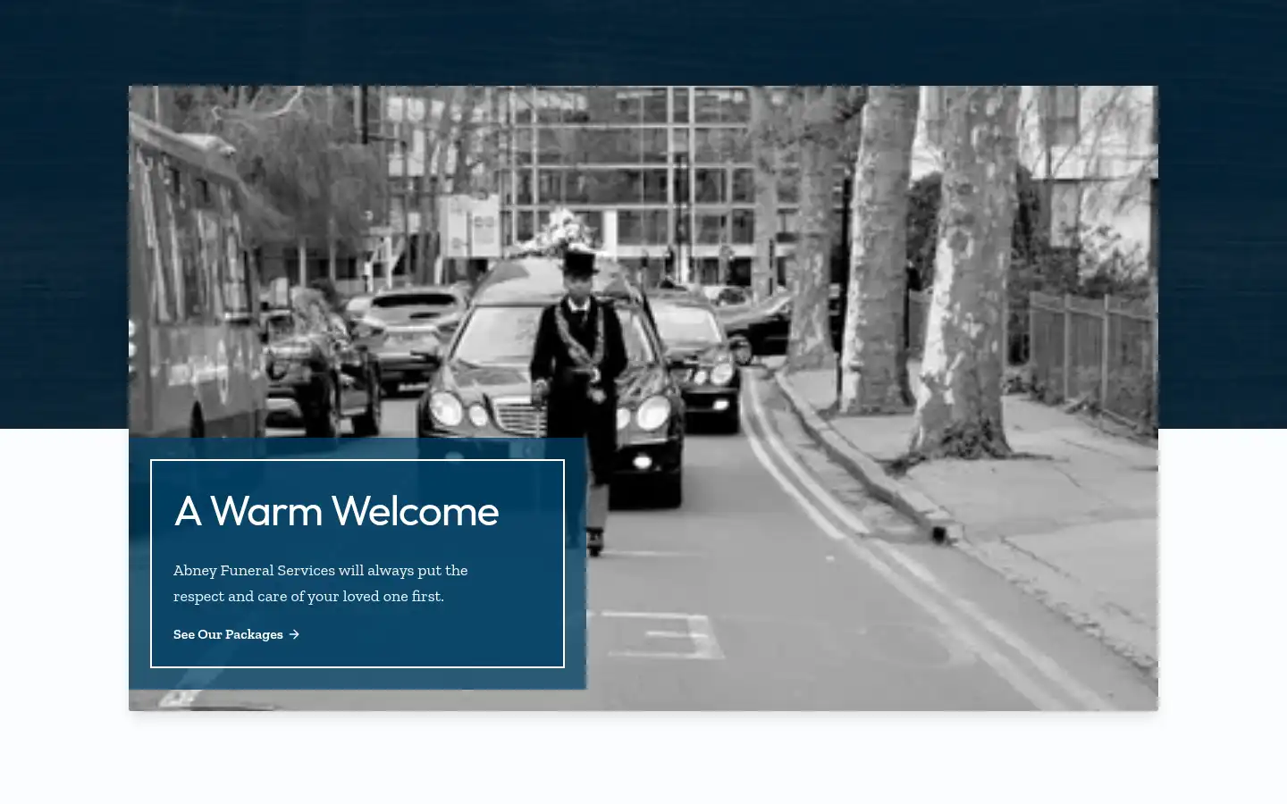 Screenshot of abneyfunerals.com