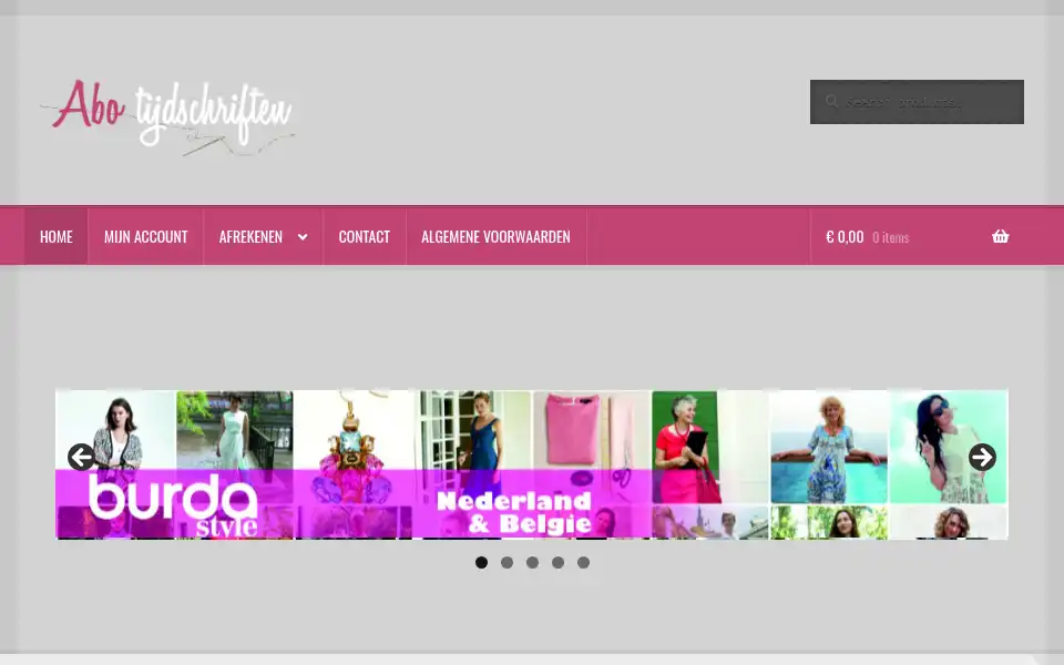 Screenshot of abo-tijdschriften.com
