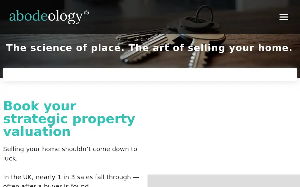 Screenshot of abodeology.co.uk