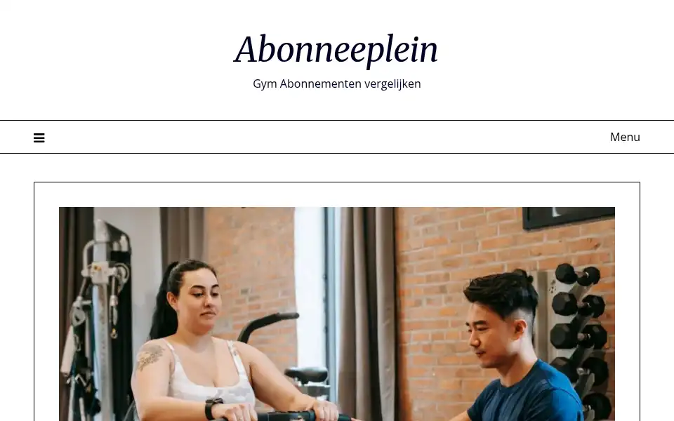 Screenshot of abonneeplein.nl