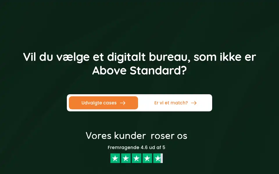 Screenshot of abovestandard.dk