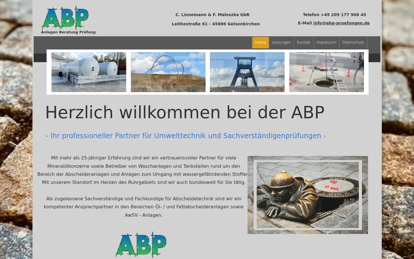 Screenshot of abp-pruefungen.de