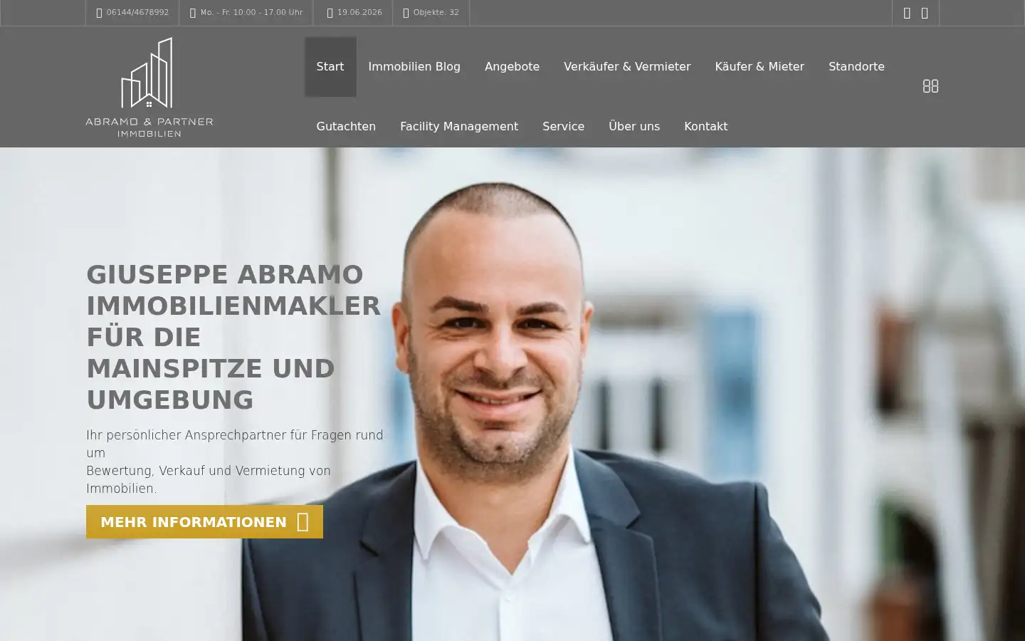 Screenshot of abramo-partner.de