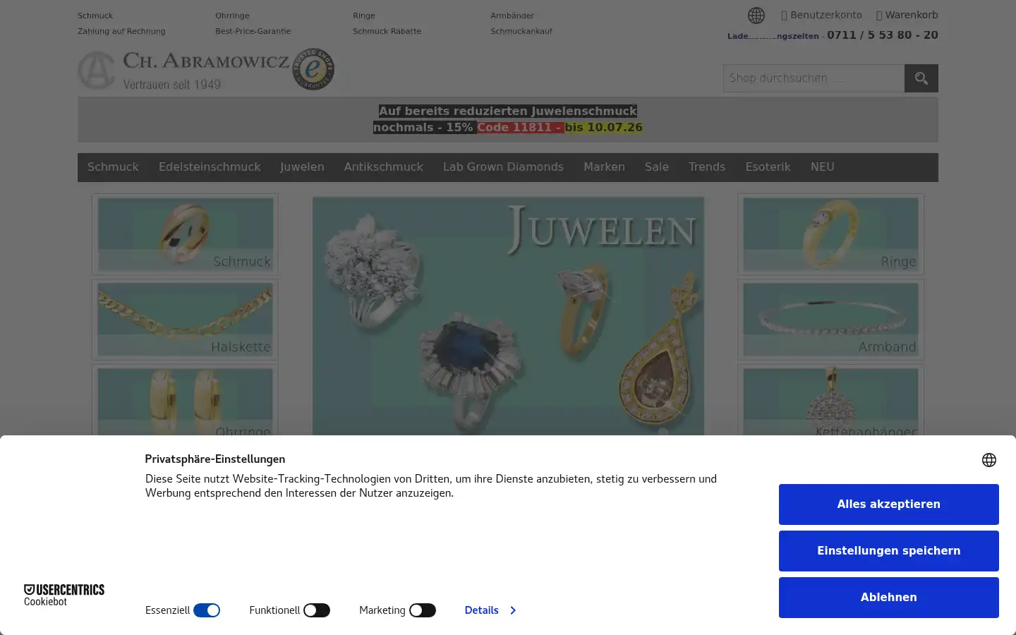 Screenshot of abramowicz.de