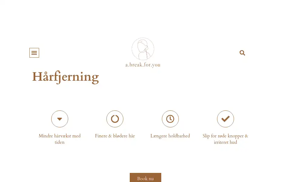 Screenshot of abreakforyou.dk