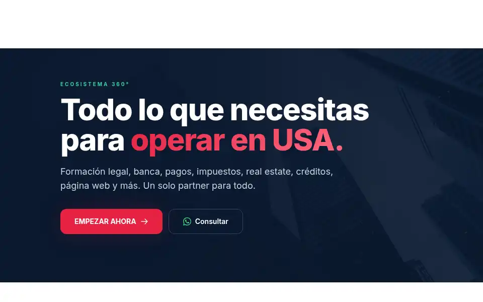 Screenshot of abretuempresausa.com