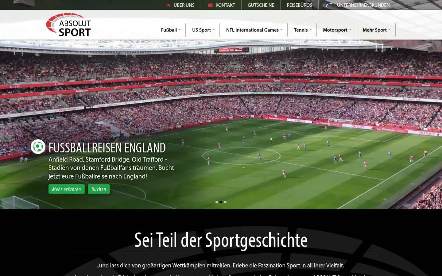 Screenshot of absolut-sport.com