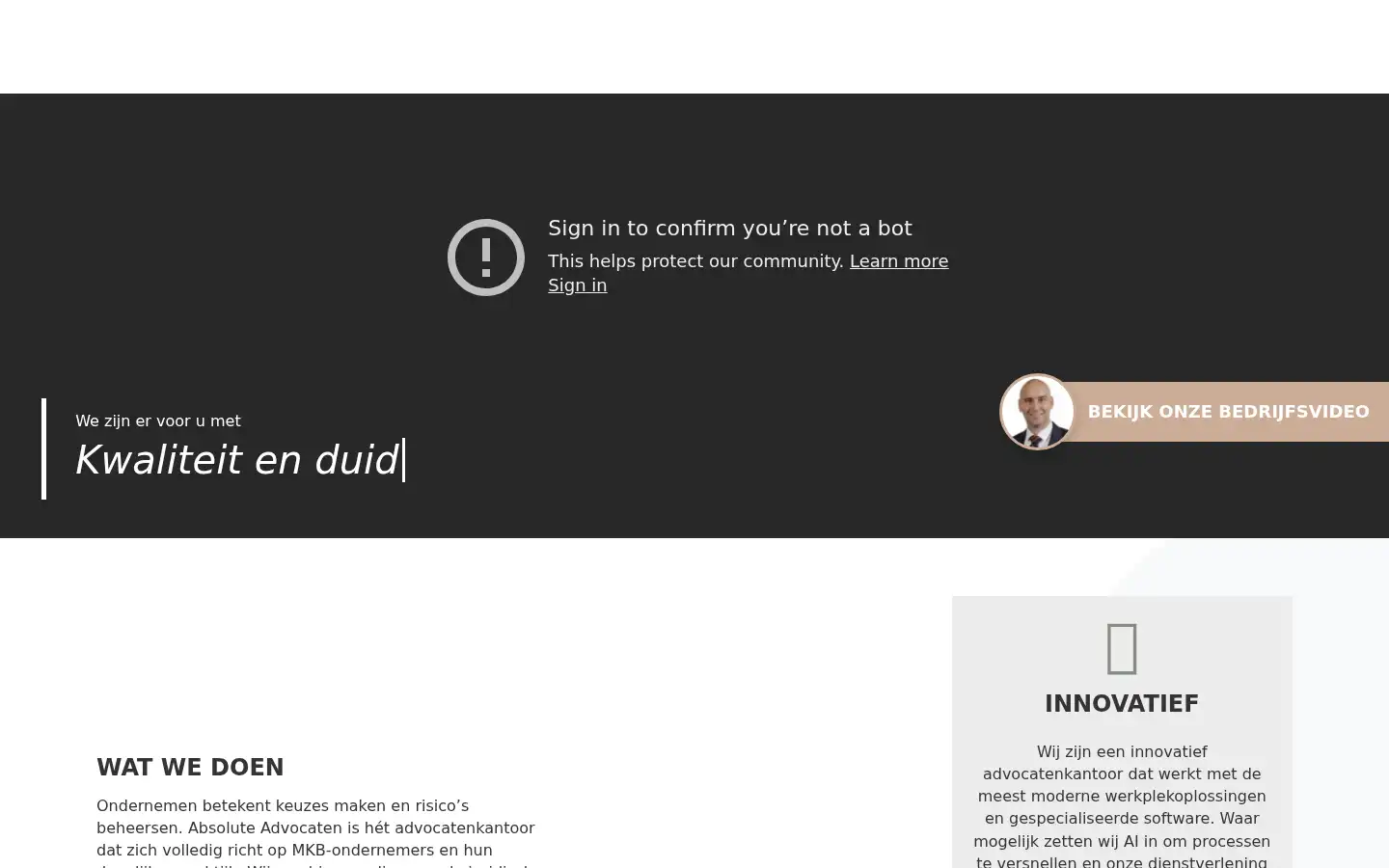 Screenshot of absoluteadvocaten.nl