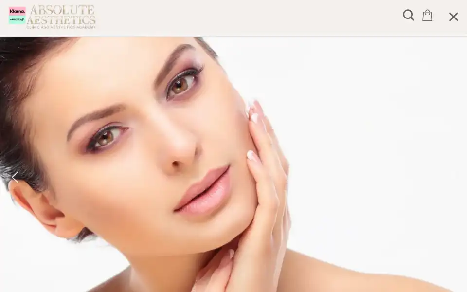 Screenshot of absoluteaestheticsclinic.co.uk