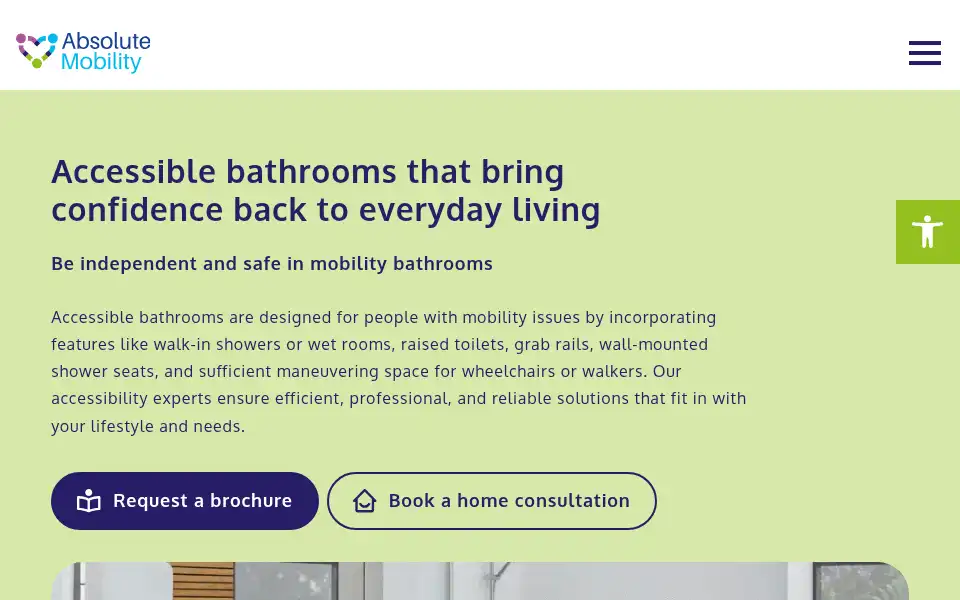 Screenshot of absolutemobility.co.uk