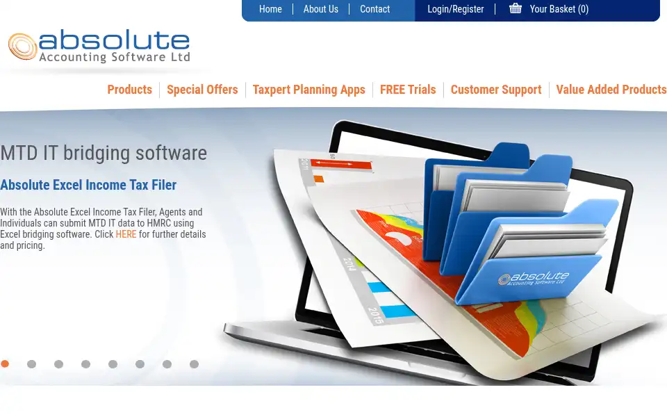 Screenshot of absolutetax.co.uk