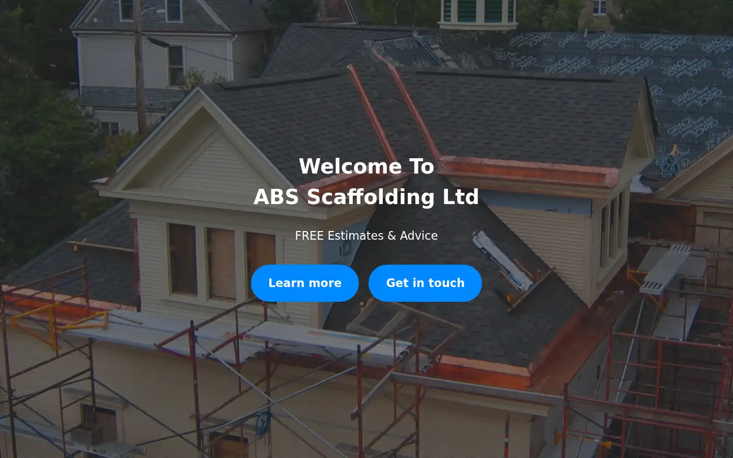 Screenshot of absscaffoldingltd.co.uk