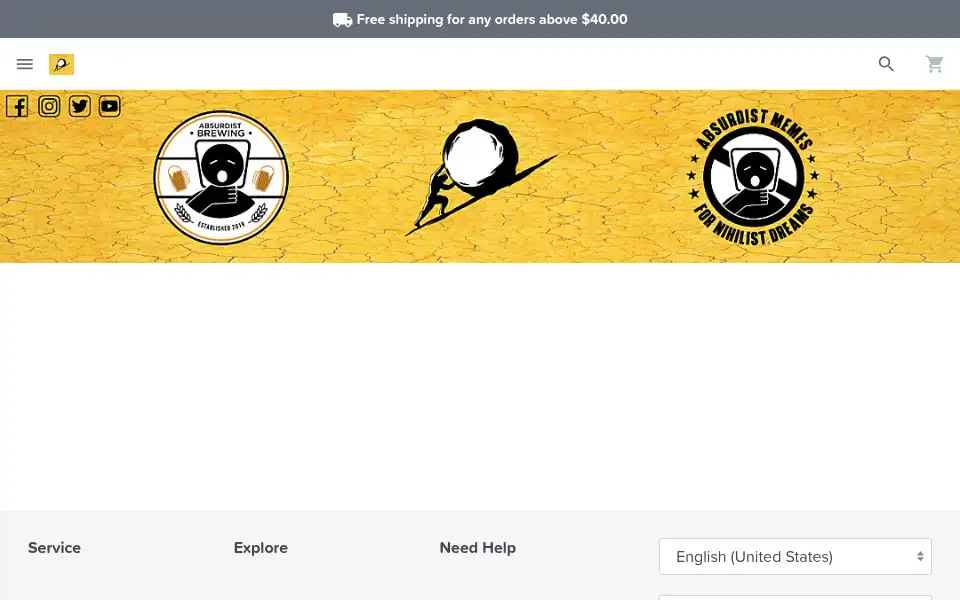 Screenshot of absurdistmemer.shop