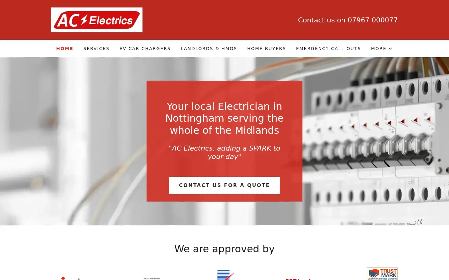 Screenshot of ac-electrics.com