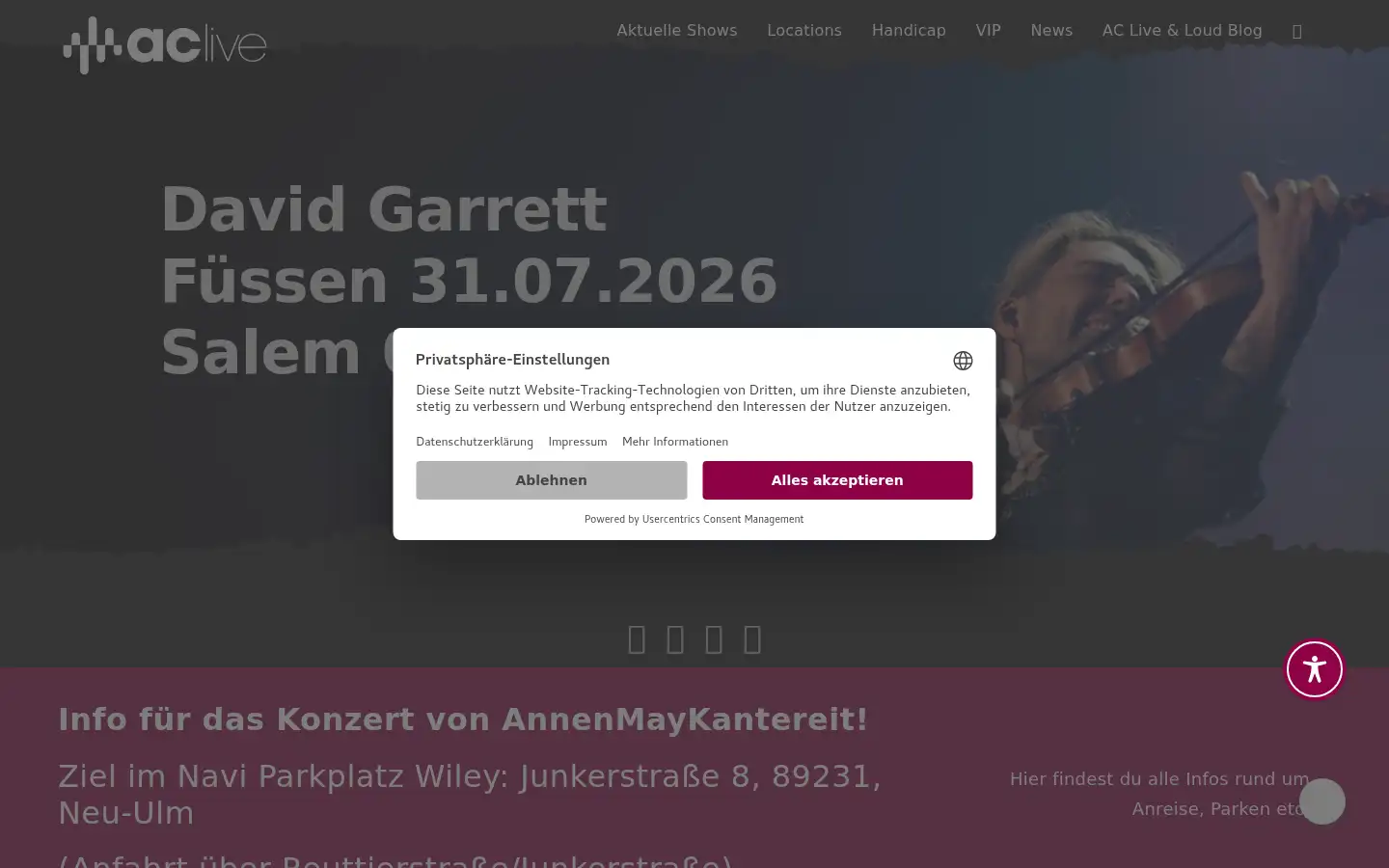 Screenshot of ac-live.de