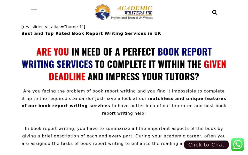Screenshot of academic-writers.co.uk