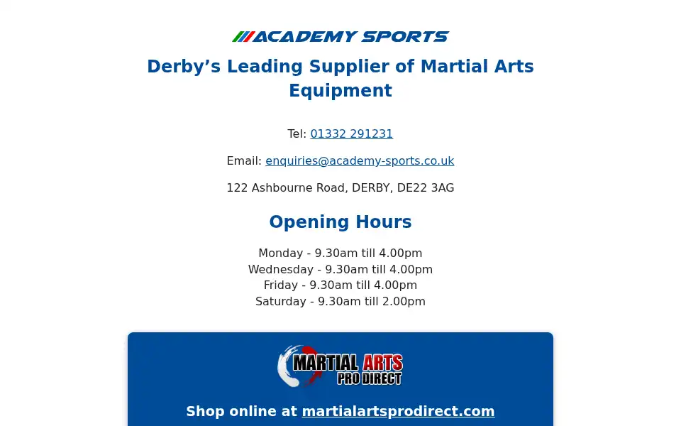 Screenshot of academy-sports.co.uk