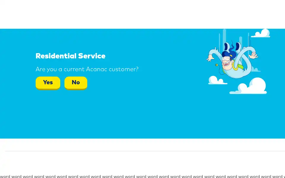 Screenshot of acanac.com