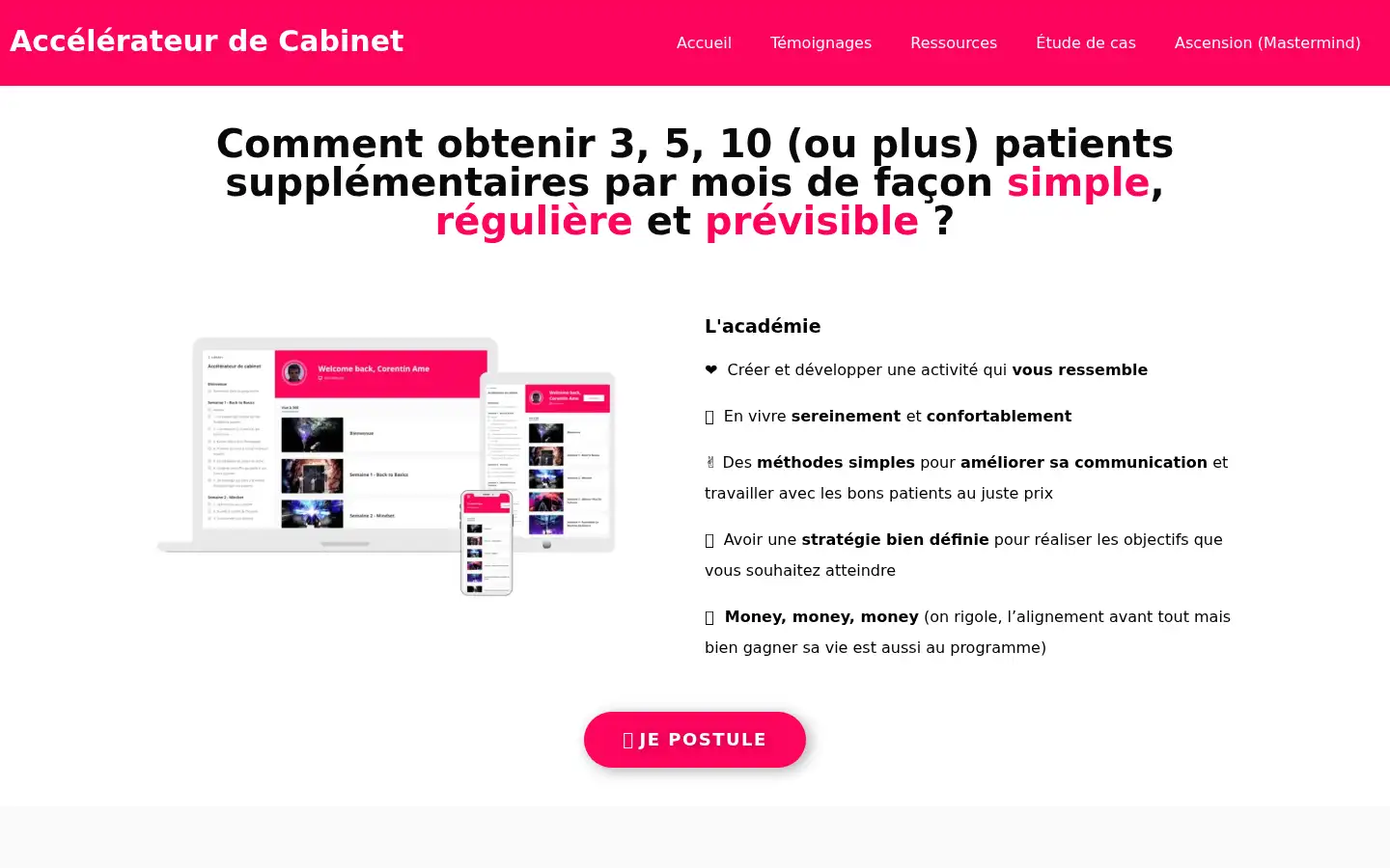 Screenshot of accelerateur.ai